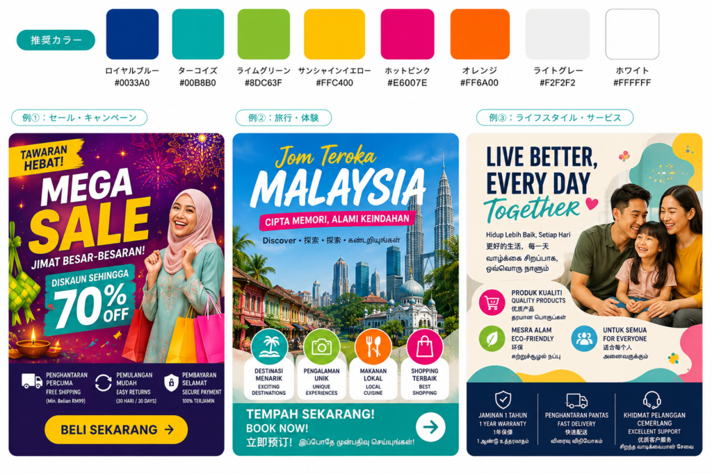 マレーシアのWEB広告（ネット広告）のクリエイティブ特性